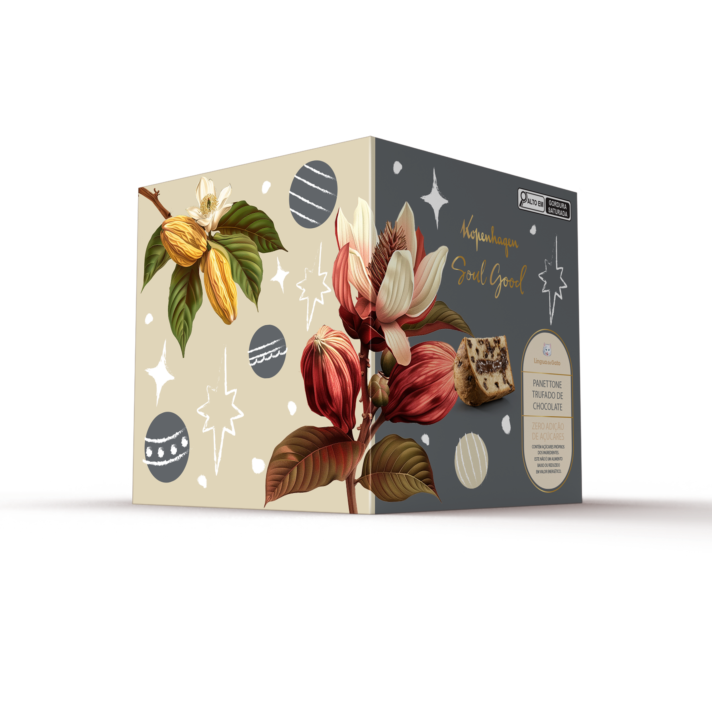 Panettone Lingua de Gato Soul Good 550g