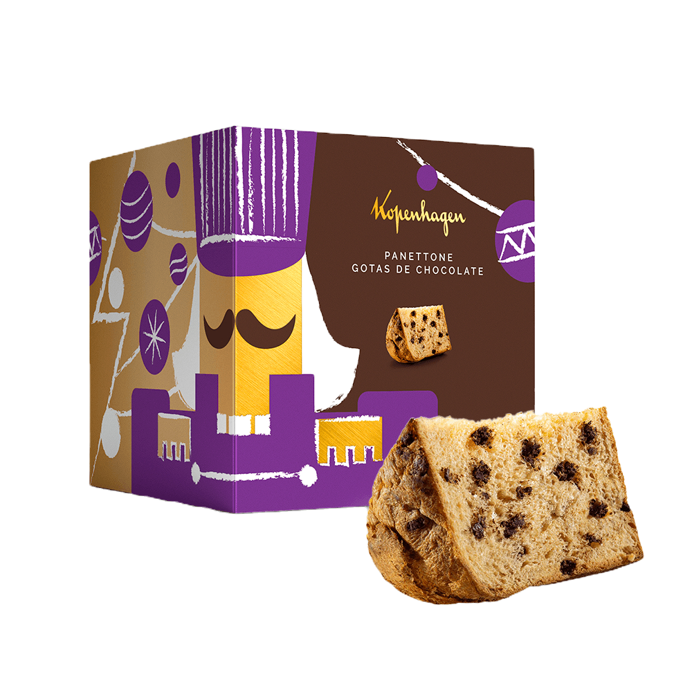 Panettone com Gotas de Chocolate 550g
