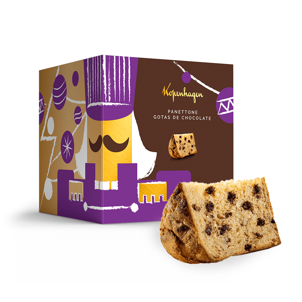 Panettone com Gotas de Chocolate 550g